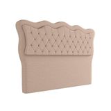 Cabeceira Para Cama Box King 193 Cm Eliza Linho Bege I02 - D&#39;rossi