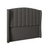 Cabeceira Para Cama Box King 193 Cm Angel Linho Cinza I02 - D&#39;rossi