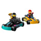 Lego City Karts E Pilotos De Corrida 99 Peças - 60400