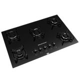 Fogão Cooktop 5 Bocas Bdd75ae Brastemp Preto Bivolt