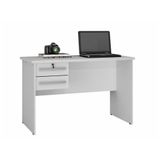 Mesa De Computador Byte 116cm Em Mdf-mdp Valdemóveis Branco