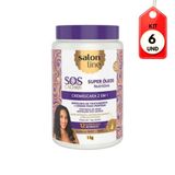 Kit C-06 Salon Line Óleo De Manga Cremáscara Sos 2 Em 1 1kg