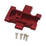 Base Metálica Kit Chassi Para 1/18 Peças Sobressalentes Carro Rc Vermelho