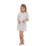 Roupão Infantil Menina - Ref 4064 Branco Mescla - 10