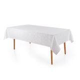 Toalha De Mesa Retangular Karsten 6 Lugares Sempre Limpa Urban Branco Karsten