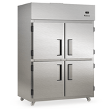 Refrigerador Comercial Grcr-4p Ti Gelopar - 4 Portas 1421l Aço Revestido Com Película Tipo Inox  Temperatura 0° A +7°c 220v Gelopar