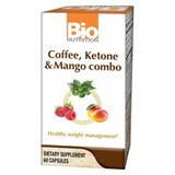 Cápsulas De Cetona De Café Mango 60 Vcaps Pela Bio Nutrition Inc