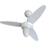 Ventilador De Teto Ventisol Wind 3 Pás Branco Bivolt