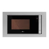 Micro-ondas De Embutir Fischer Fit Line 25 Litros Com Função Descongelar Inox 34900-98440 220v