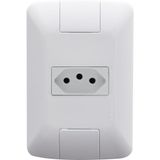 Kit 2 Conj 4x2 Tomada 2p+t Tramontina Aria 20a 250v Branco