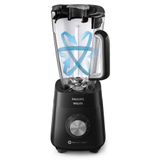 Liquidificador Philips Walita 1200w Com 5 Velocidades Ri2240-90 Preto 220v