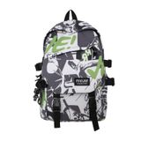 Mochila Para Jovens Fashion Cool Couple Camo Graffiti Campus