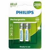 Pilha Recarregavel Philips Aa 2500mah R6b2rtu25 C/2