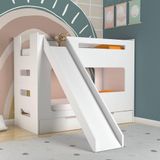 Cama Treliche Lumi Com Escorregador Timber Móveis Branco