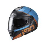 Capacete Hjc I90 May Azul E Laranja 58 [f016]