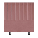 Cabeceira Estofada Cama Box Solteiro 90 Cm Maisa Suede