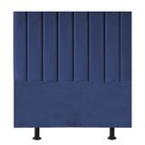 Cabeceira Estofada Cama Box Solteiro 90 Cm Maisa Suede