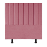 Cabeceira Estofada Cama Box Solteiro 90 Cm Maisa Suede