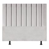 Cabeceira Estofada Cama Casal Queen Size 160 Cm Maisa Suede