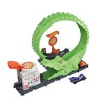 Hot Wheels Pista City Ataque Do Crocodilo Pizza Shop Mattel