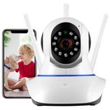 Camera De Segurança Com 3 Antena Wifi Ip 1080 Ipega Kp-ca128