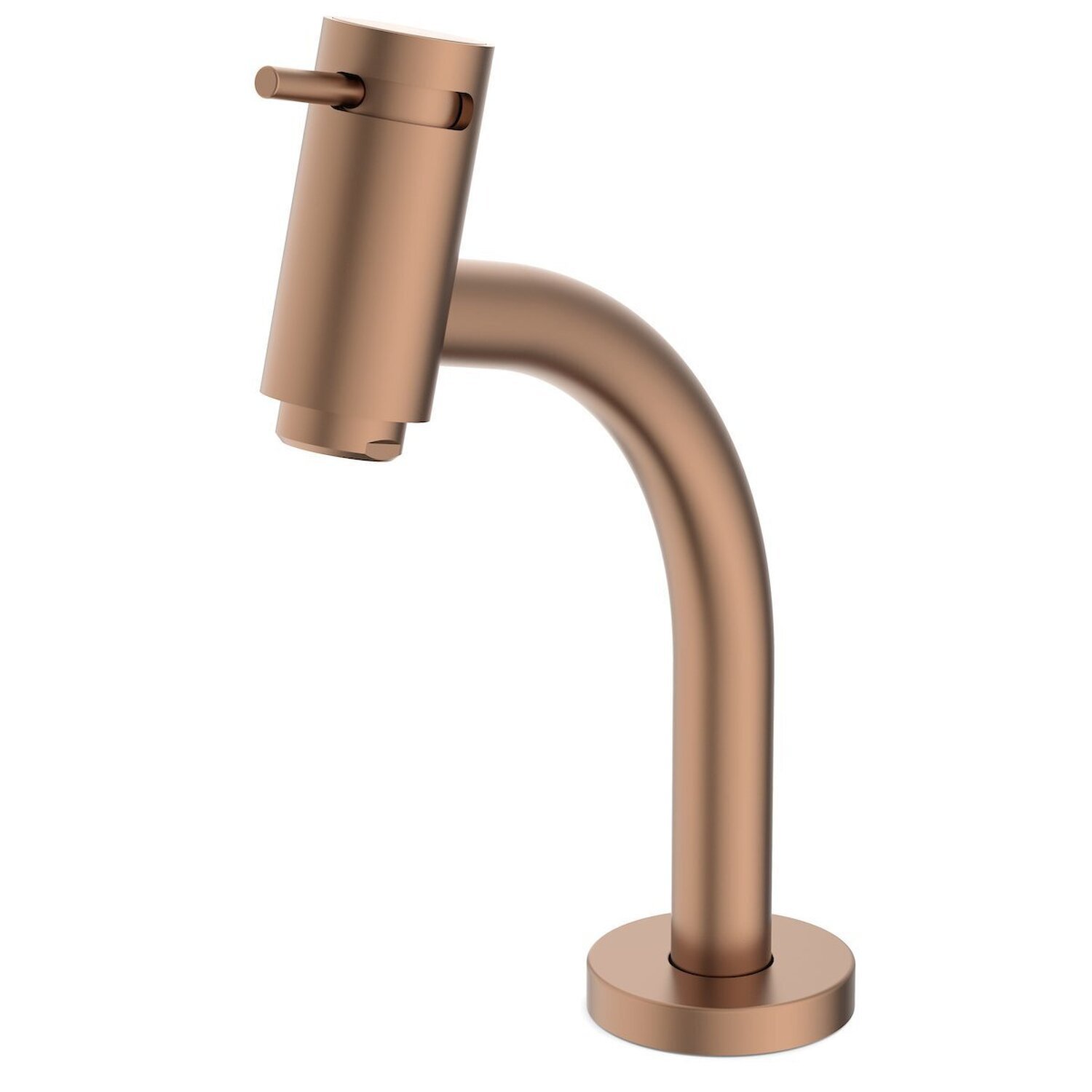 Torneira Para Lavatório Com Bica Baixa Basic Celite Rose Gold Matte