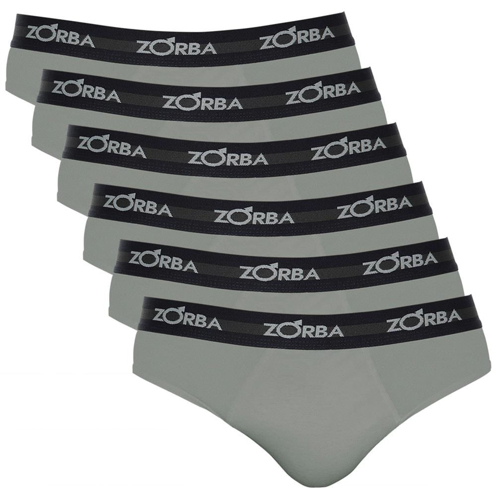 Conjunto Cuecas Slip Max 764 Zorba 6 Peças