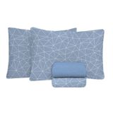 Jogo De Cama Queen Size 130 Fios Fiori - Henrique (7632-1)