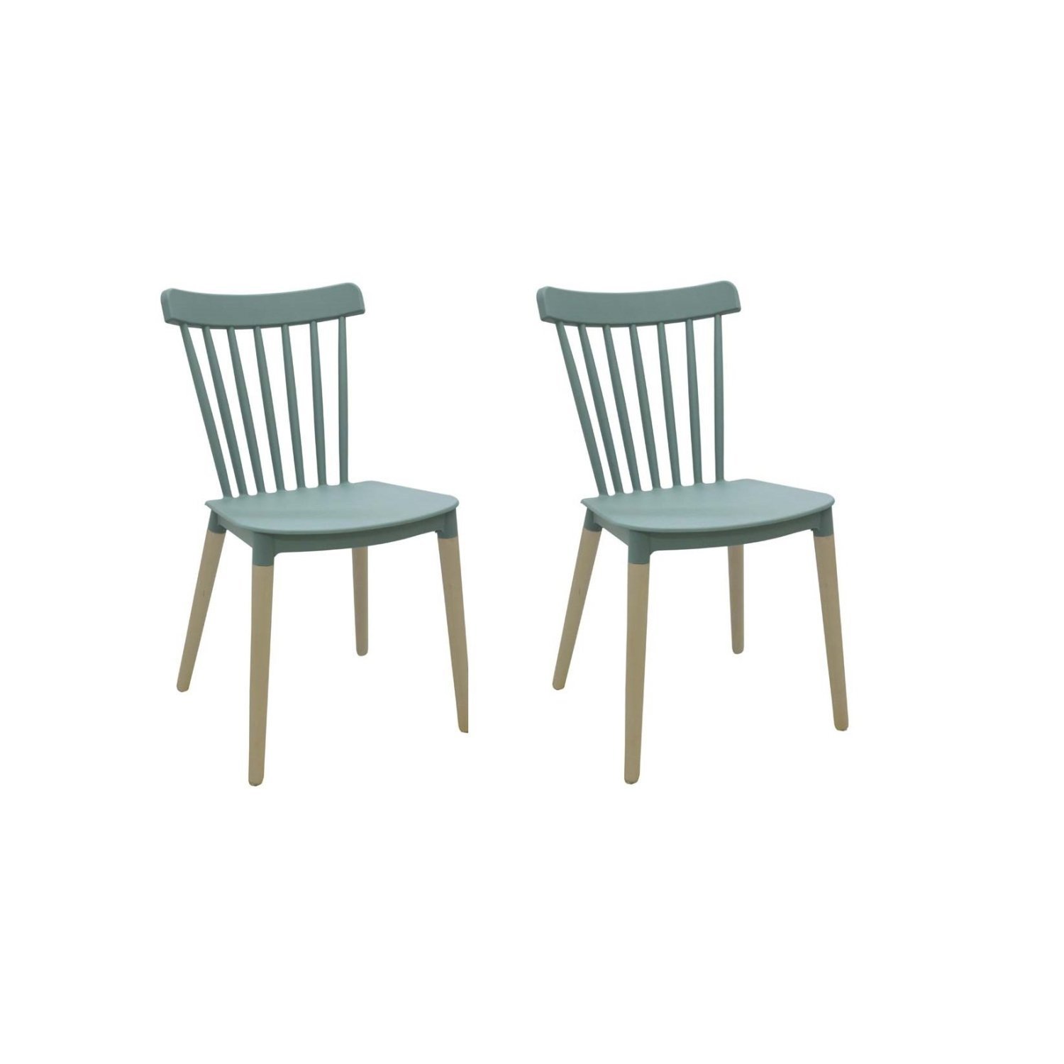 Kit 2 Cadeiras Encosto Vazado Janaina Rivatti Móveis Verde Menta