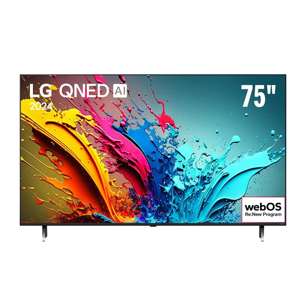 Smart Tv 4k 75 Lg Qned 75qned85t Com Processador A8 Ai, 120hz, Quantum Dot, Nanocell, Local Dimming, Design Super Slim