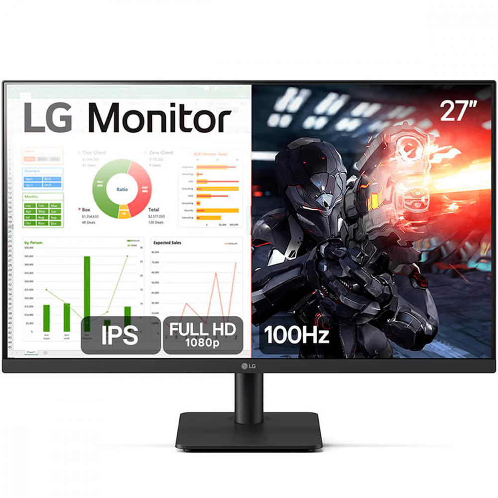 Monitor Gamer Lg 27 Full Hd 100hz 5ms Hdmi Ips