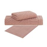 Kit Toalha Banho Rosto Piso 3 Pçs Olimpo Extra Soft