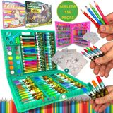 Estojo Maleta Escolar Infantil Pintura 150pç Menino/menina