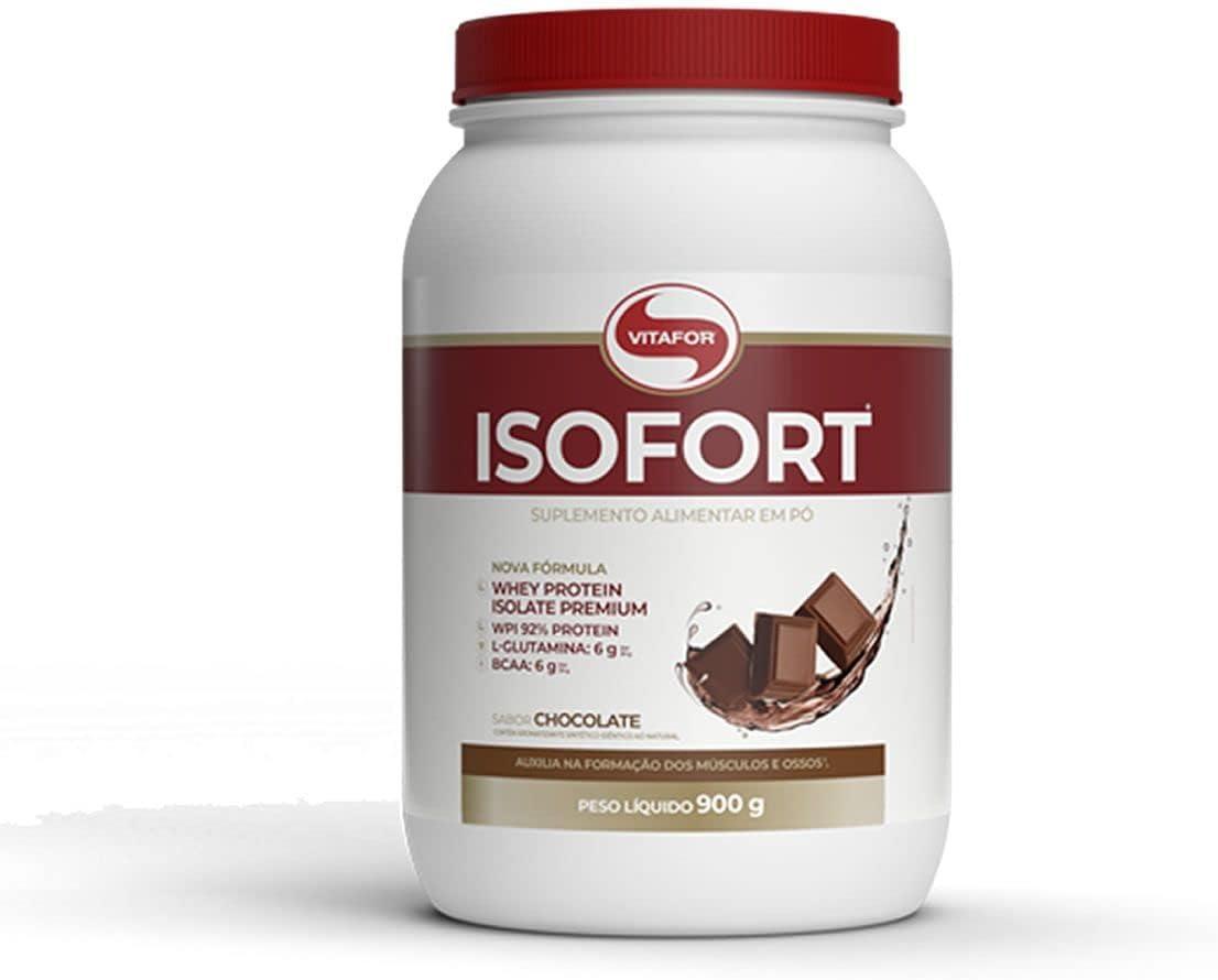 Whey Isolado Isofort Pote 900g Chocolate - Vitafor