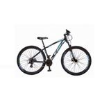 Bicicleta Aro 29 24v K7 Freio Hidráulico Preto/azul Tam 17