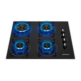 Fogão Cooktop 4 Bocas A Gás Mondial Ctg-01 Preto/inox Bivolt 110v/220v