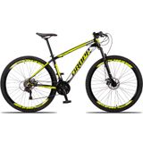 Bicicleta Aro 29 Dropp Race 24 Vel Câmbio Traseiro Shimano Freio A Disco Bike Mtb Alumínio