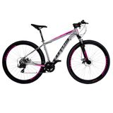 Bic. Cairu Nitro Aro 29 Al 21v 17.5 - 311375  Cinza/rosa