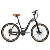 Bicicleta Blitz Comodo Aro 26 Aluminio 21v - Preto Fosco - 18