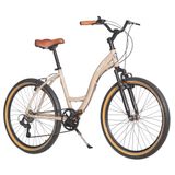 Bicicleta Blitz Comodo Aro 26 Aluminio 21v - Bege - 18