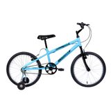Bicicleta Aro 20 Infantil Mtb Boy Com Roda Lateral - Azul Céu