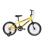 Bicicleta Aro 20 Infantil Bmx Cross Roda Lateral Tridal - Amarelo - 14