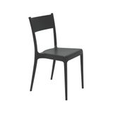 Cadeira Diana Eco Em Polipropileno Tramontina Cor:preto Preto