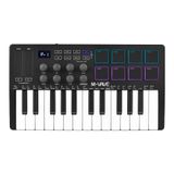 Teclado Controlador M-vave Smk-25 Midi 25 Teclas 8 Pads - Tc0104