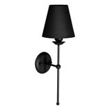 Arandela Luminária Parede Tocheiro Cúpula Metal Cama Preto