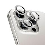 Película Para Câmera Iphone 15 Pro / 15 Pro Max, Originais Iplace, Aro Prata