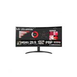 Monitor Lg Ultrawide Curvo Tela Va De 34 Wqhd 3440 X 1440 21:9 Srgb 99% Hdr10 Pbp 100hz Amd