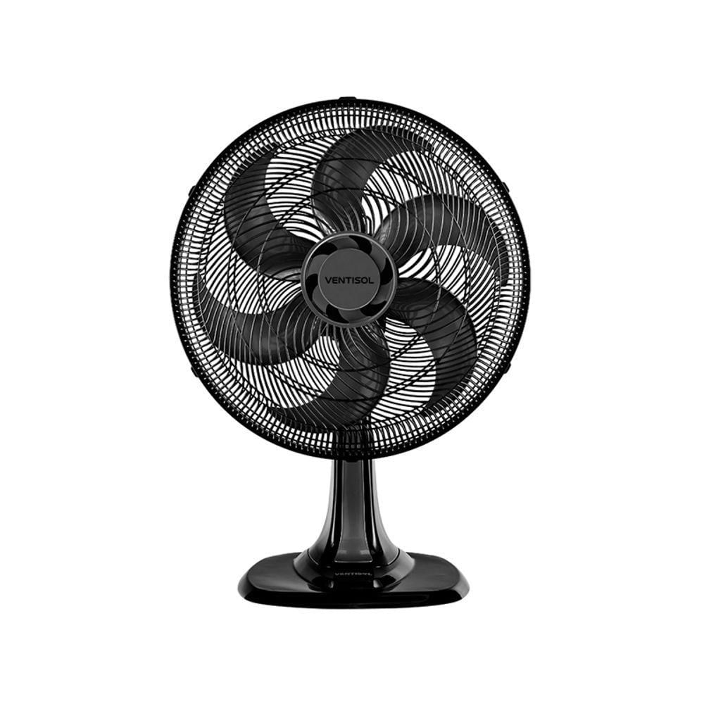 Ventilador De Mesa Ventisol Turbo 40cm Preto 220v