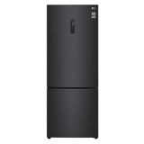 Geladeira Lg Inverter Bottom Freezer 451l Black Gc-b569nql2 220v