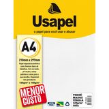 Papel Vergê A4 210x297mm 120g Madrepérola Cx/50 Folhas Usapel Filiperson